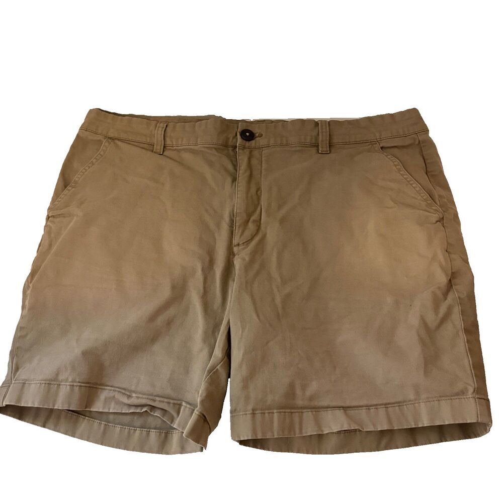 Chubbies Shorts Men's 38 Brown Khaki 7" Inseam Solid Outdoor Preppy Chino